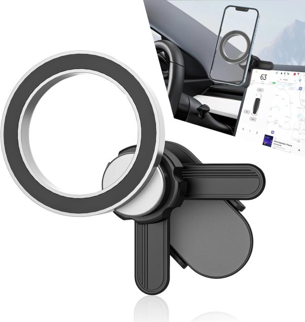 1 PC Car Phone Mount for Dashboard, Non-Destructive Installation Design, Waterproof Adjustable Stand, Universal Stable Automotive Cell Phone Holder with 2.28In Fixed Ring (Black #S)