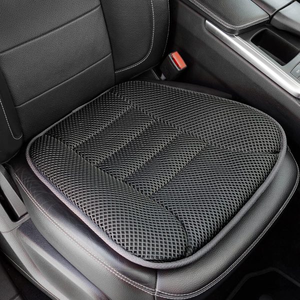 Car Seat Cushion for Driving, Breathable 3D Air Mesh, Non-Slip Bottom, Comfort Car Seat Protector, Car Seat Pad Also Works with Truck and Office Chair Home